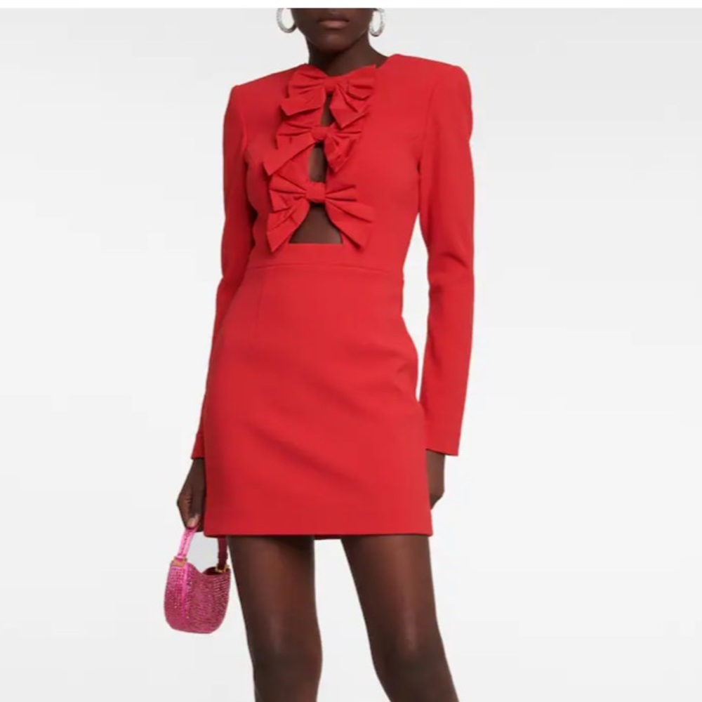COPY - Rebeccca Vallance Scarlett Bow Dress - Worn once